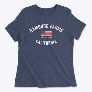 Hamburg Farms California Patriot Women's Cotton T-Shirt