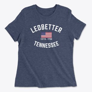 Ledbetter Tennessee Patriot Women's Cotton T-Shirt