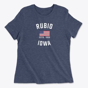 Rubio Iowa Patriot Women's Cotton T-Shirt