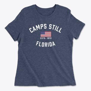 Camps Still Florida Patriot Women's Cotton T-Shirt