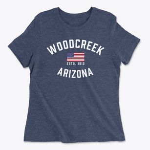Woodcreek Arizona Patriot Women's Cotton T-Shirt