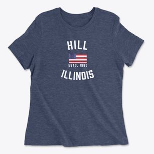 Hill Illinois Patriot Women's Cotton T-Shirt