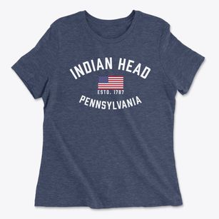 Indian Head Pennsylvania Patriot Women's Cotton T-Shirt