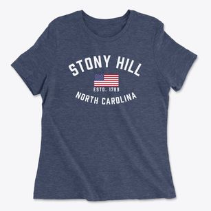 Stony Hill North Carolina Patriot Women's Cotton T-Shirt