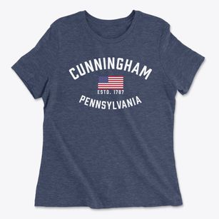 Cunningham Pennsylvania Patriot Women's Cotton T-Shirt