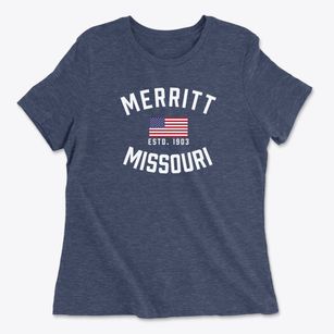 Merritt Missouri Patriot Women's Cotton T-Shirt