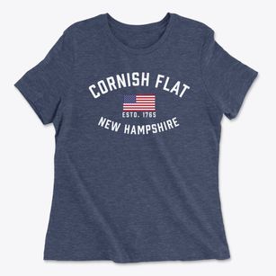 Cornish Flat New Hampshire Patriot Women's Cotton T-Shirt