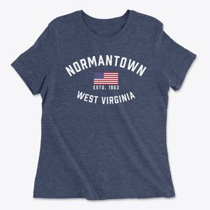 Normantown West Virginia Patriot Women's Cotton T-Shirt