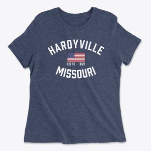 Hardyville Missouri Patriot Women's Cotton T-Shirt