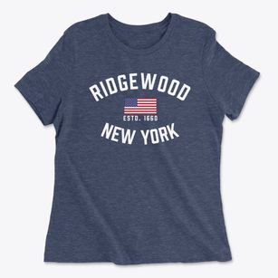 Ridgewood New York Patriot Women's Cotton T-Shirt
