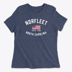 Norfleet North Carolina Patriot Women's Cotton T-Shirt