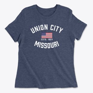 Union City Missouri Patriot Women's Cotton T-Shirt