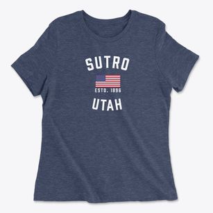 Sutro Utah Patriot Women's Cotton T-Shirt