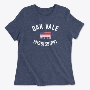Oak Vale Mississippi Patriot Women's Cotton T-Shirt