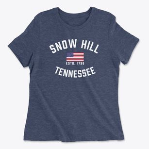 Snow Hill Tennessee Patriot Women's Cotton T-Shirt