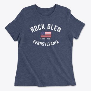 Rock Glen Pennsylvania Patriot Women's Cotton T-Shirt