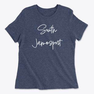 South Jamesport New York Freestyle Women's Cotton T-Shirt