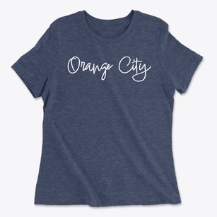 Orange City Iowa Freestyle Women's Cotton T-Shirt
