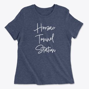 Hoosac Tunnel Station Massachusetts Freestyle Women's Cotton T-Shirt