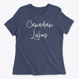 Canadian Lakes Michigan Freestyle Women's Cotton T-Shirt