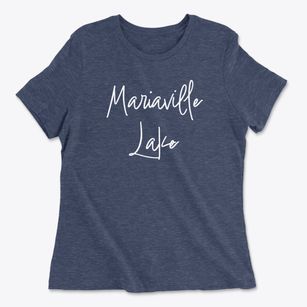 Mariaville Lake New York Freestyle Women's Cotton T-Shirt