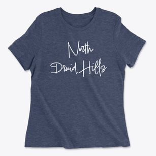 North Druid Hills Georgia Freestyle Women's Cotton T-Shirt
