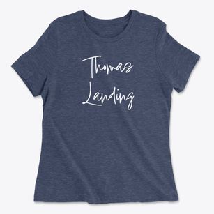 Thomas Landing North Carolina Freestyle Women's Cotton T-Shirt