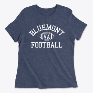 Bluemont Virginia Football Women's Cotton T-Shirt