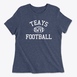 Teays West Virginia Football Women's Cotton T-Shirt