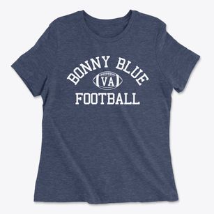 Bonny Blue Virginia Football Women's Cotton T-Shirt