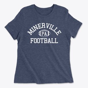Minerville Pennsylvania Football Women's Cotton T-Shirt
