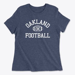 Oakland Oklahoma Football Women's Cotton T-Shirt