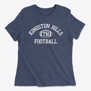 Kingston Hills Tennessee Football Women's Cotton T-Shirt