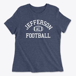 Jefferson Alabama Football Women's Cotton T-Shirt