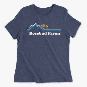 Rosebud Farms New Mexico Mountain View Women's Cotton T-Shirt