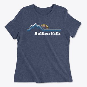 Bullion Falls Utah Mountain View Women's Cotton T-Shirt