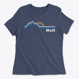 Hull West Virginia Mountain View Women's Cotton T-Shirt
