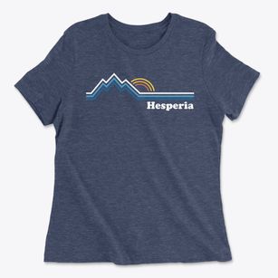 Hesperia Michigan Mountain View Women's Cotton T-Shirt