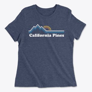 California Pines California Mountain View Women's Cotton T-Shirt