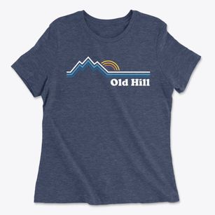 Old Hill Connecticut Mountain View Women's Cotton T-Shirt