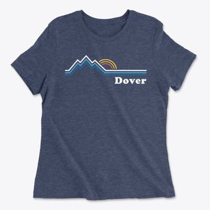 Dover Maine Mountain View Women's Cotton T-Shirt