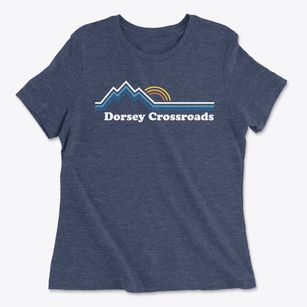 Dorsey Crossroads Maryland Mountain View Women's Cotton T-Shirt