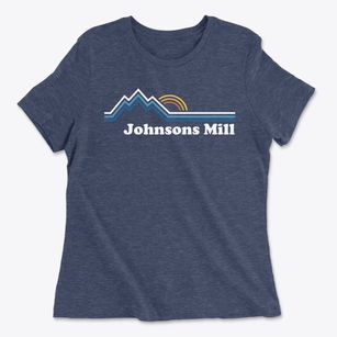 Johnsons Mill Pennsylvania Mountain View Women's Cotton T-Shirt
