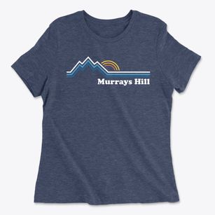 Murrays Hill North Carolina Mountain View Women's Cotton T-Shirt
