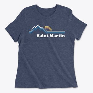 St. Martin Mississippi Mountain View Women's Cotton T-Shirt
