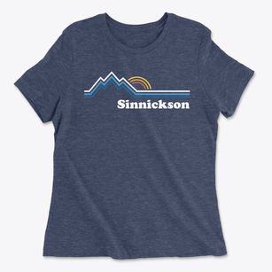 Sinnickson Virginia Mountain View Women's Cotton T-Shirt