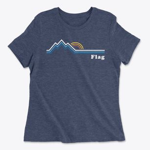 Flag Arkansas Mountain View Women's Cotton T-Shirt