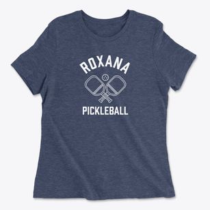 Roxana Illinois Pickleball Women's Cotton T-Shirt