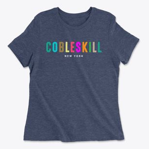 Cobleskill New York Color Pop Women's Cotton T-Shirt