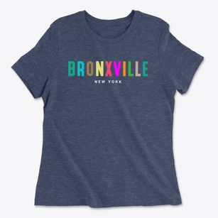 Bronxville New York Color Pop Women's Cotton T-Shirt